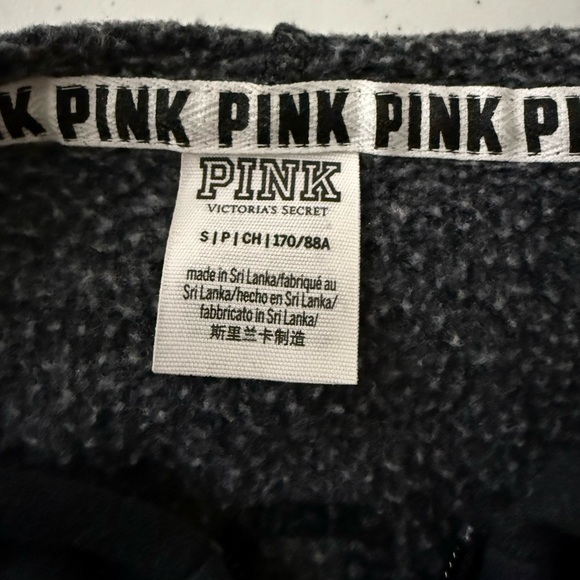 PINK Victoria’s Secret “Chicago” Full Zip Fleece Sequined Hoodie With Pockets - Picture 7 of 8